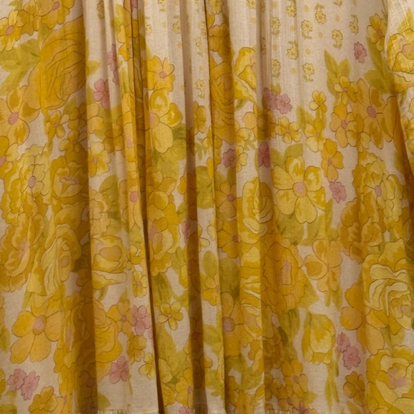 Spell Yellow Rose Boho Midi Honeysuckle Small Floral - Picture 8 of 15